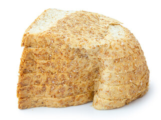 bread isolated on white background
