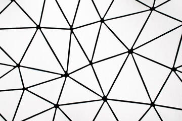 black lines in the shape of triangles on a white background