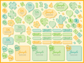 アクリル風フレームC薄い背景用