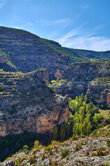 Beautiful rural scenery of Ademuz mountains - Spain