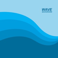 wave background vector illustration