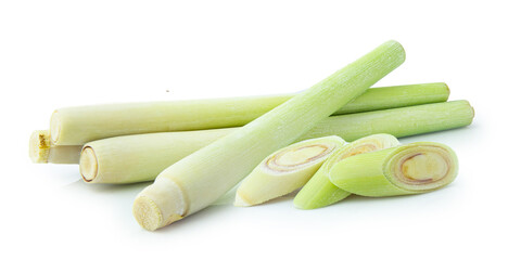 lemon grass isolated on white background