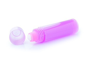 clipping path glue stick  isolated on white background