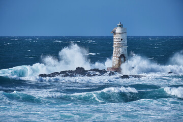 Faro mangiabarche, Calasetta, Sant Antioco, Sardinia, Italy