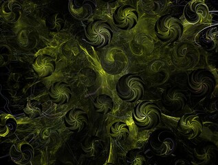 Imaginatory fractal background Image