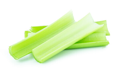celery isolated on white backgroud ,vegetable