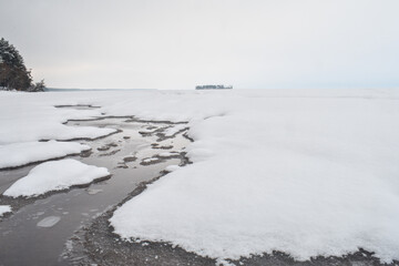 the beutiful Volga River spring