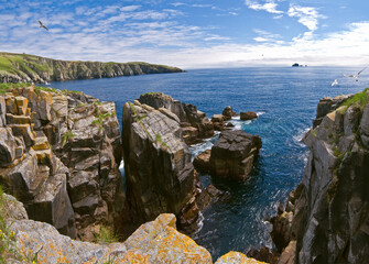 View of Chowiet Island, Gulf of Alaska, USA