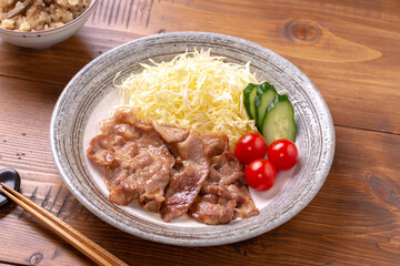 豚しょうが焼き