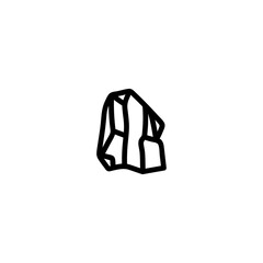 logo for online shop, crystal logo. Contemporary modern trendy vector logo. Highlight cover background. Beauty icon.