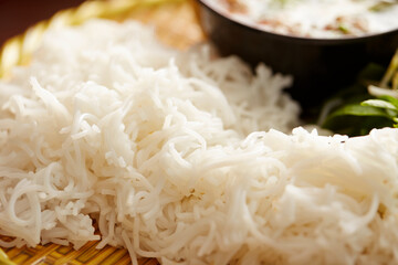 bun cha, grilled pork rice noodles and herbs