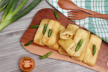 sandwich with ham and vegetables