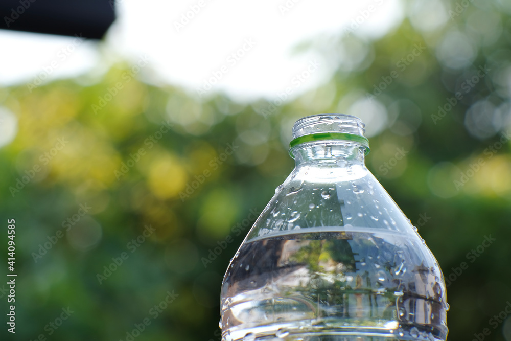 Poster bottle of mineral water