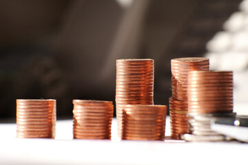 stack of coins