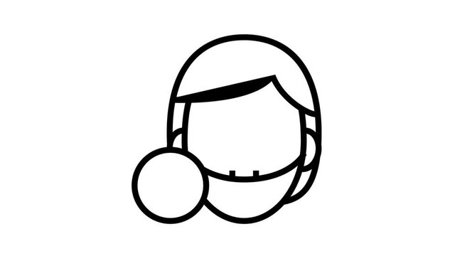Oxygen O2 Chemical Icon Animation Diatomic Molecule And Oxygen Bubbles, Blood And Water, Facial Mask And Medical Equipment