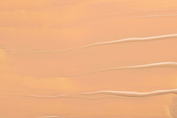 Liquid foundation texture. Make up for women. Top view.