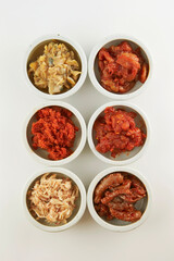 Various salted foods, Korean food
