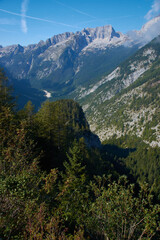 Fototapeta premium Passo della Moistrocca, Werschitz- oder Werschetzpass) 