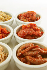 Various salted foods, Korean food