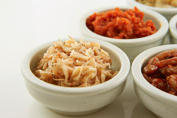 Various salted foods, Korean food