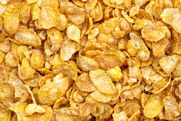 Corn flakes background