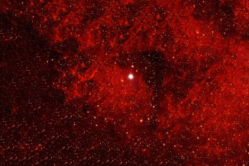 Platz in roten Farben. Elemente dieses Bildes wurden von der NASA bereitgestellt. © Artsiom P