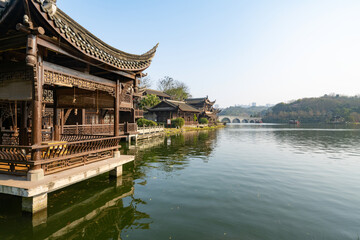 Natural scenery of Chongqing Garden Expo, China