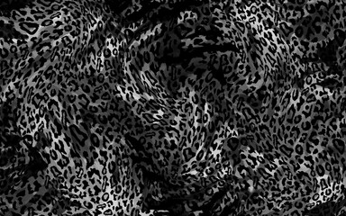 abstract leopard print