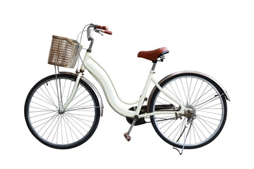 Obraz na płótnie Canvas Classic city bike isolated on white