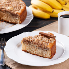 .Traditional Brazilian banana cake called 