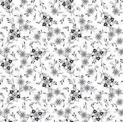 seamless floral pattern for background, texture, tile fabric print use
