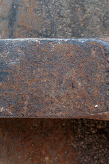 Rusty textured metal background