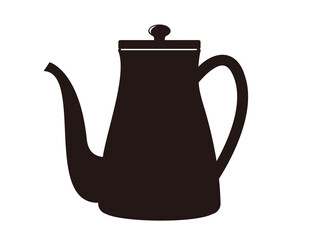 やかんのベクターイラスト　ケトル　キッチン用品