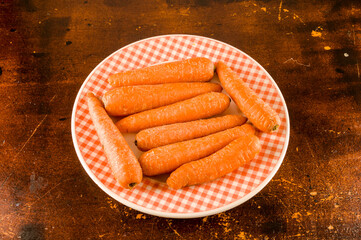 Close up of fresh carrots