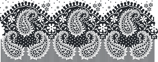 paisley border pattern