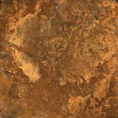 Metal Rust Stone Texture Background With Cement Effect In golden Colored Design, Natural Marble Figure With Sand Texture, Rough Stucco Wall Marble Background. Granite Ceramic Tile.