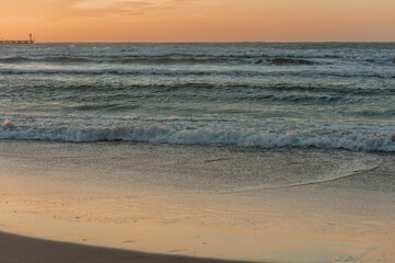 seascape during the golden hour