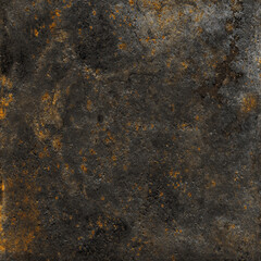 Grey and black concrete stone granite marble with yellow veins, Rusty marble of cement texture...
