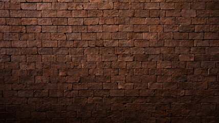 Old red brick wall in dark and light texture background vintage photo hi resolution