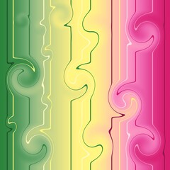 Obraz premium Geometry abstract background with stripes. Curved lines.