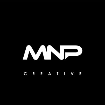 MNP Letter Initial Logo Design Template Vector Illustration