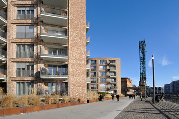 wohnhäuser am zollhafen mainz