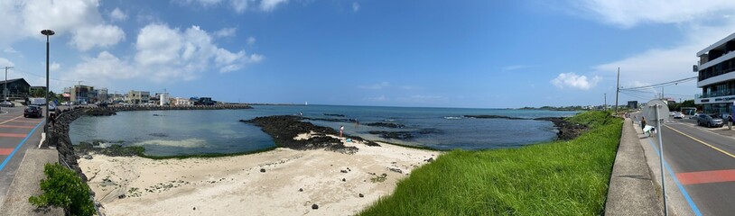a view of the river in the mountains