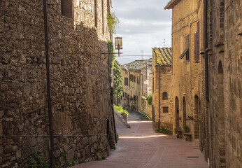 Fototapeta na wymiar Vicolo di San Gimignano