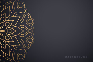 luxury ornamental mandala design background