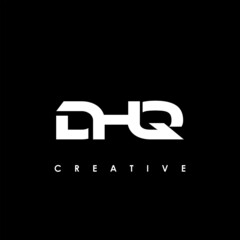 DHQ Letter Initial Logo Design Template Vector Illustration