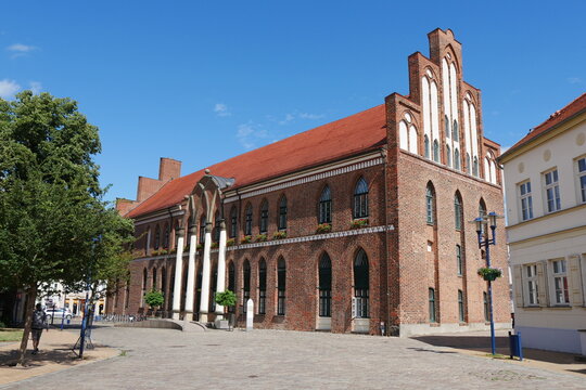 Rathaus in Parchim in Mecklenburg-Vorpommern