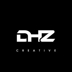Obraz premium DHZ Letter Initial Logo Design Template Vector Illustration