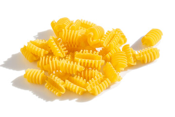 Farfalles sur fond blanc.