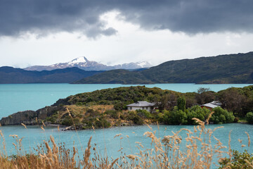 Lac Pehoé dans le parc national de Torres del Paine